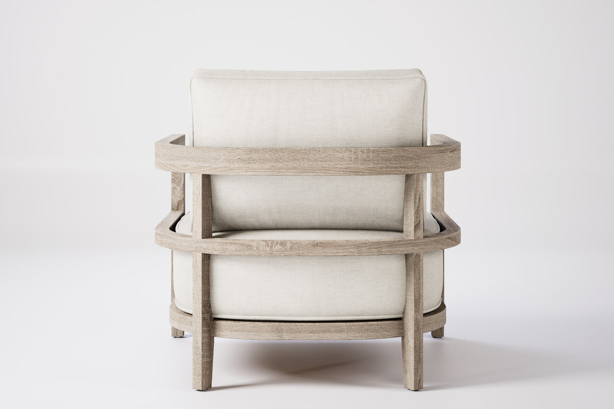 Rome Outdoor Lounge Armchair Teak