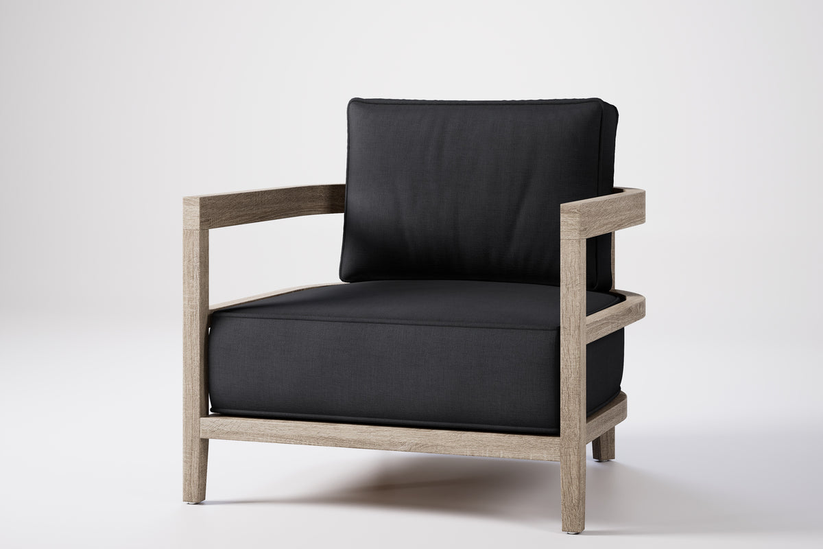 Rome Outdoor Lounge Armchair Teak