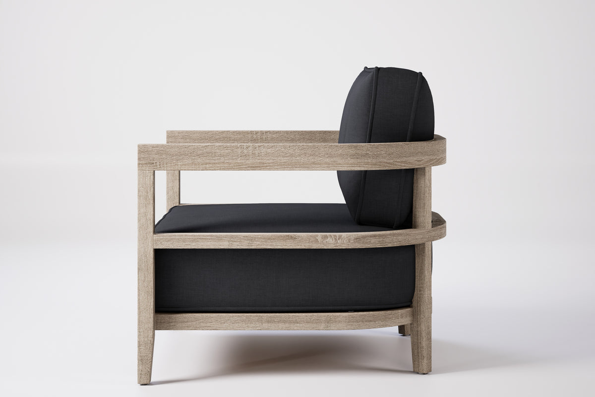 Rome Outdoor Lounge Armchair Teak