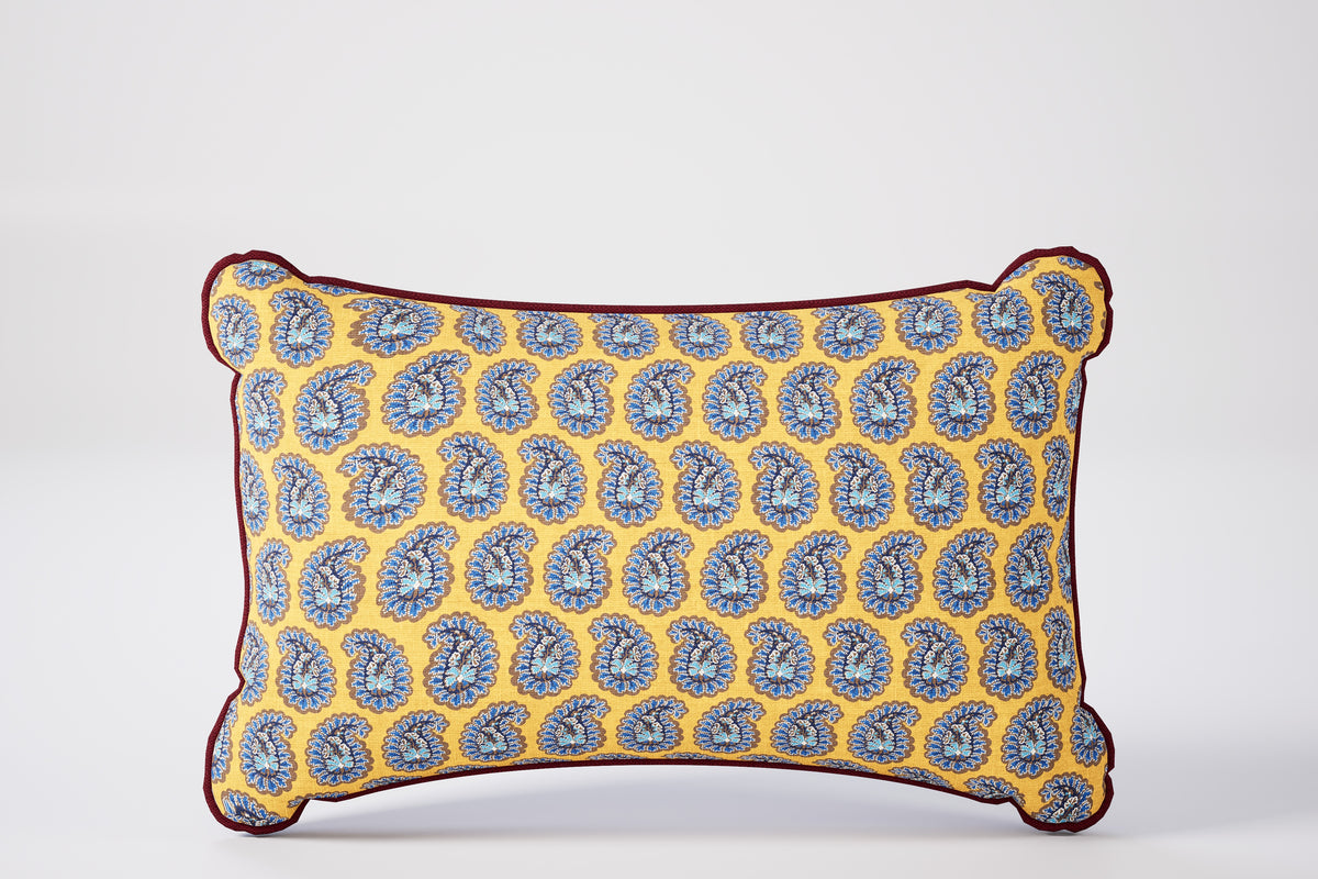 Rome Outdoor Scatter Cushions - Mid Paisley Earthy