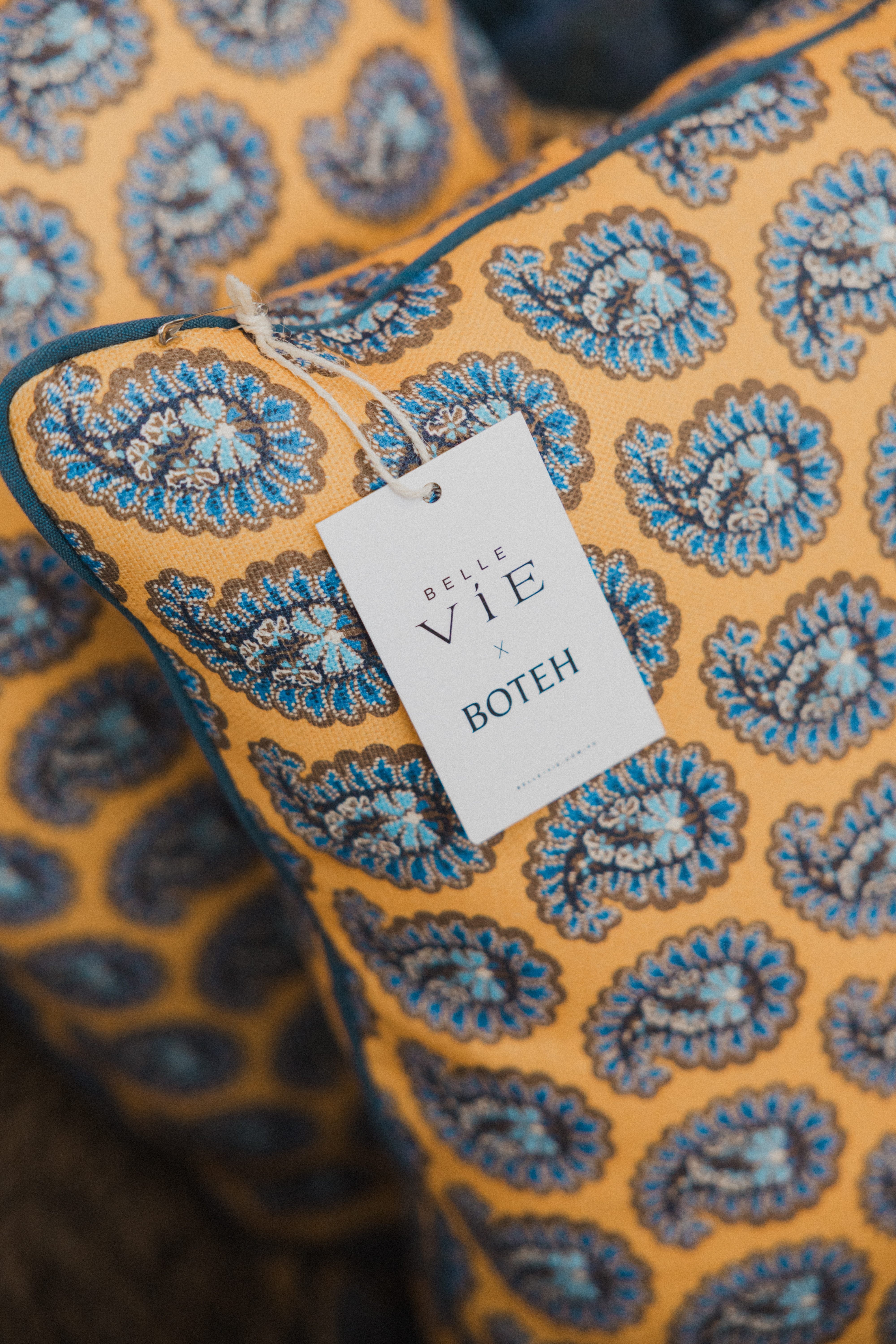 Rome Outdoor Scatter Cushions - Mid Paisley Earthy