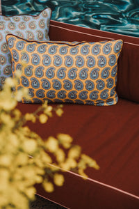 Rome Outdoor Scatter Cushions - Mid Paisley Earthy