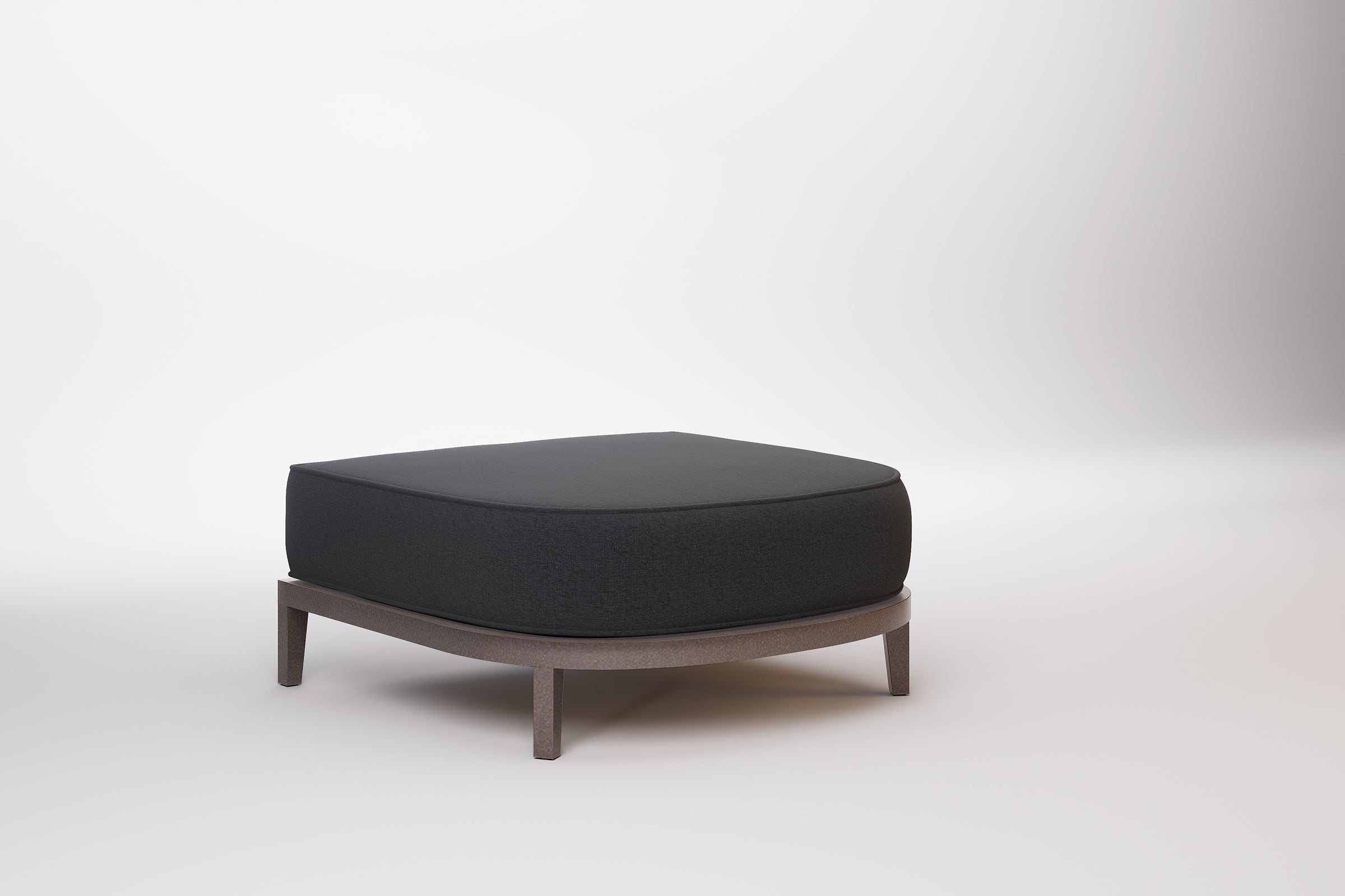 Rome Outdoor Ottoman Aluminium