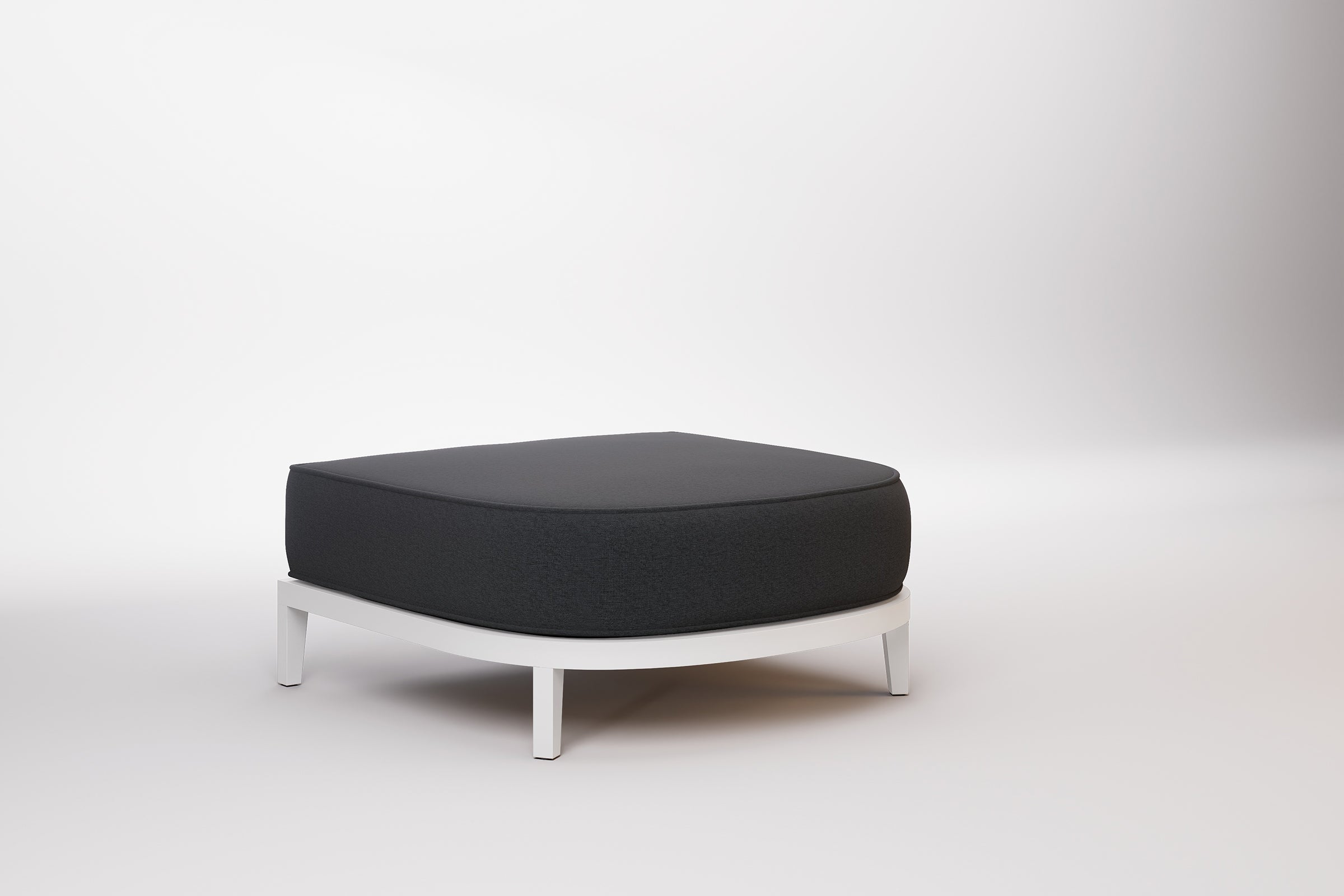 Rome Outdoor Ottoman Aluminium