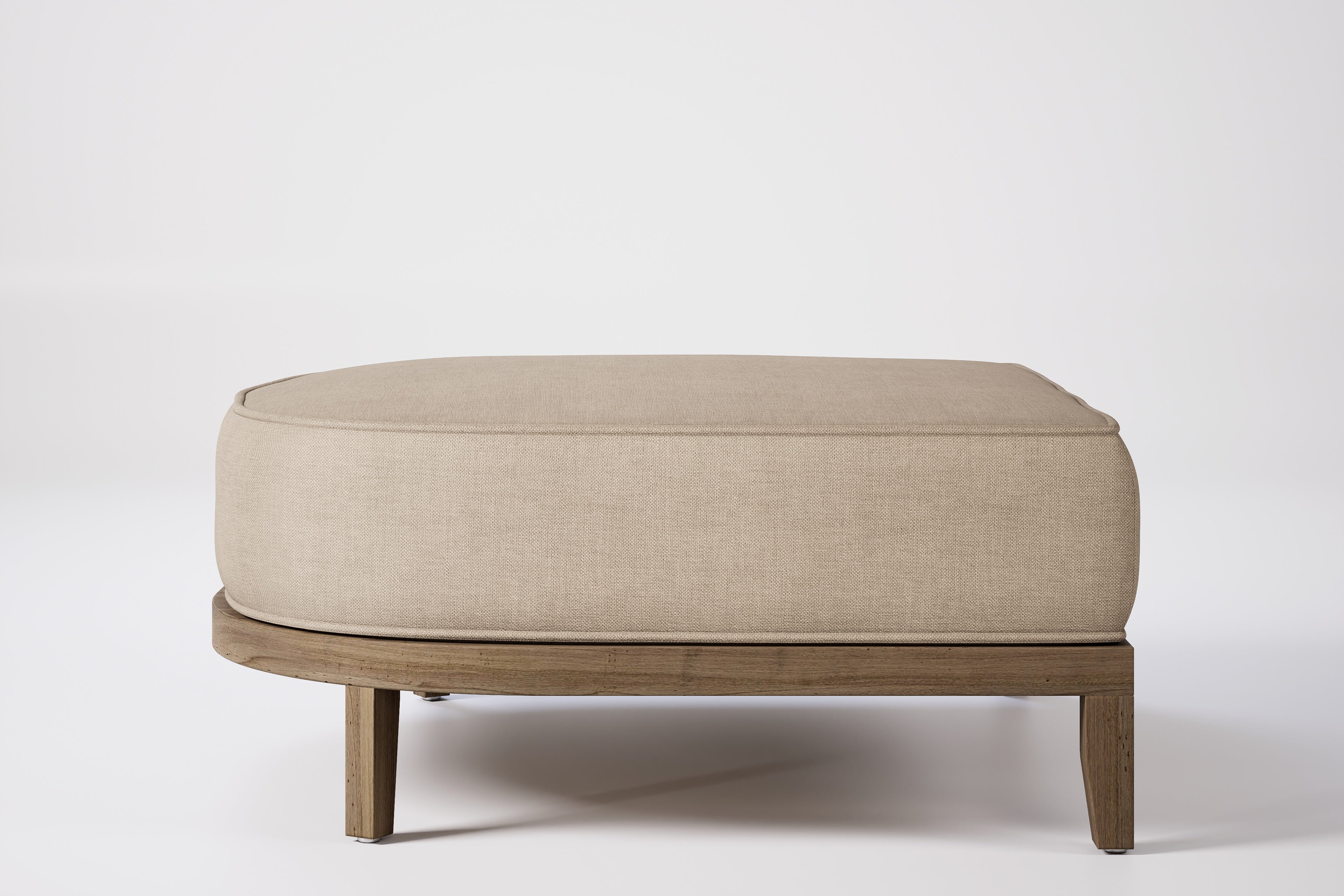 Rome Outdoor Ottoman Teak