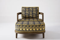 Rome Outdoor Ottoman Teak (Boteh)
