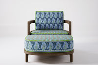 Rome Outdoor Ottoman Teak (Boteh)