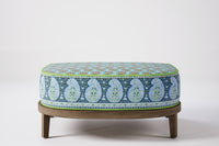 Rome Outdoor Ottoman Teak (Boteh)