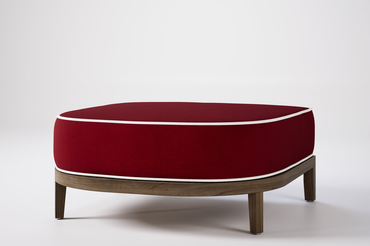 Rome Outdoor Ottoman Teak