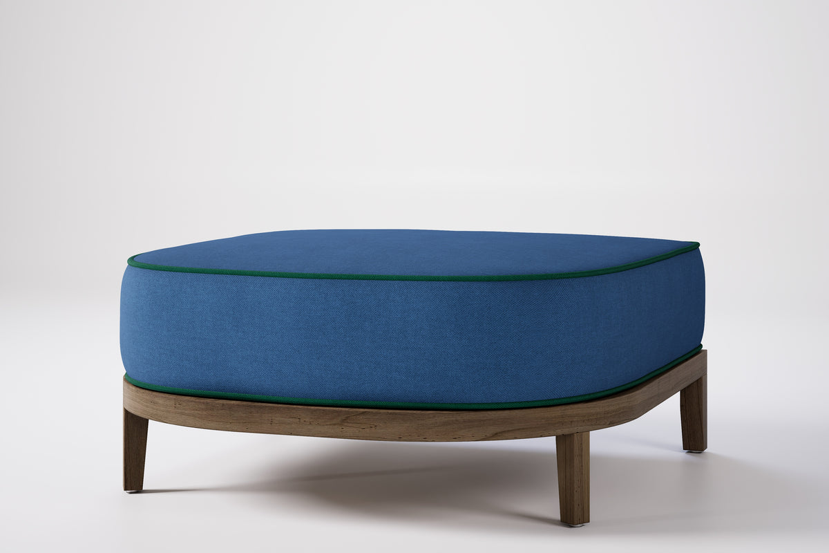 Rome Outdoor Ottoman Teak