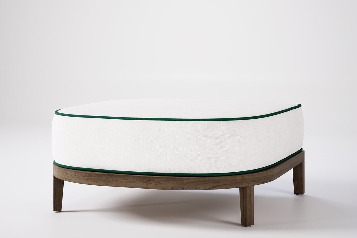 Rome Outdoor Ottoman Teak