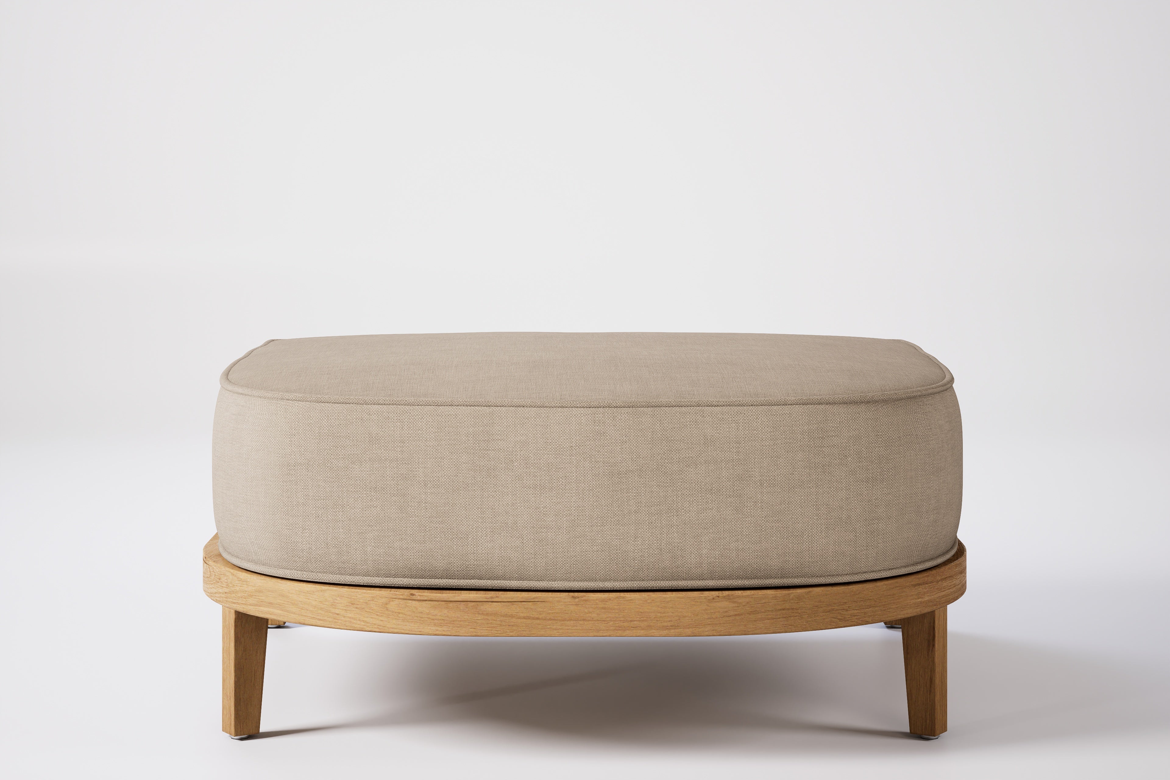 Rome Outdoor Ottoman Teak