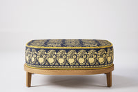 Rome Outdoor Ottoman Teak (Boteh)