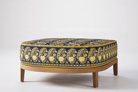 Rome Outdoor Ottoman Teak (Boteh)
