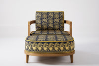 Rome Outdoor Ottoman Teak (Boteh)
