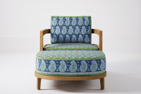 Rome Outdoor Ottoman Teak (Boteh)