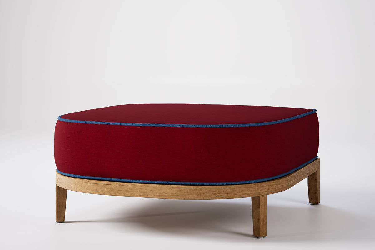 Rome Outdoor Ottoman Teak