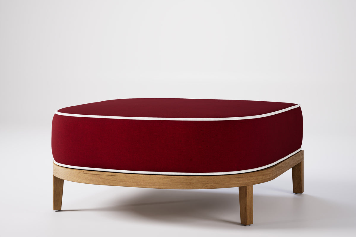 Rome Outdoor Ottoman Teak