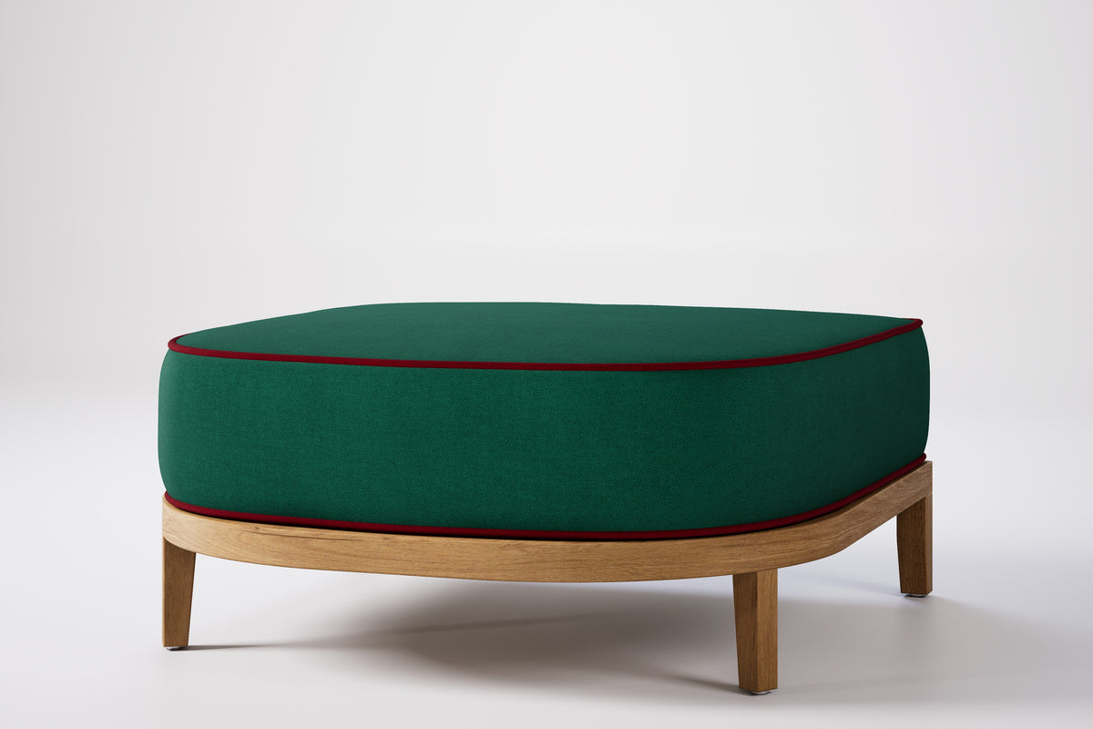 Rome Outdoor Ottoman Teak