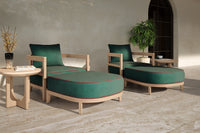 Rome Outdoor Ottoman Teak