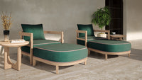 Rome Outdoor Ottoman Teak