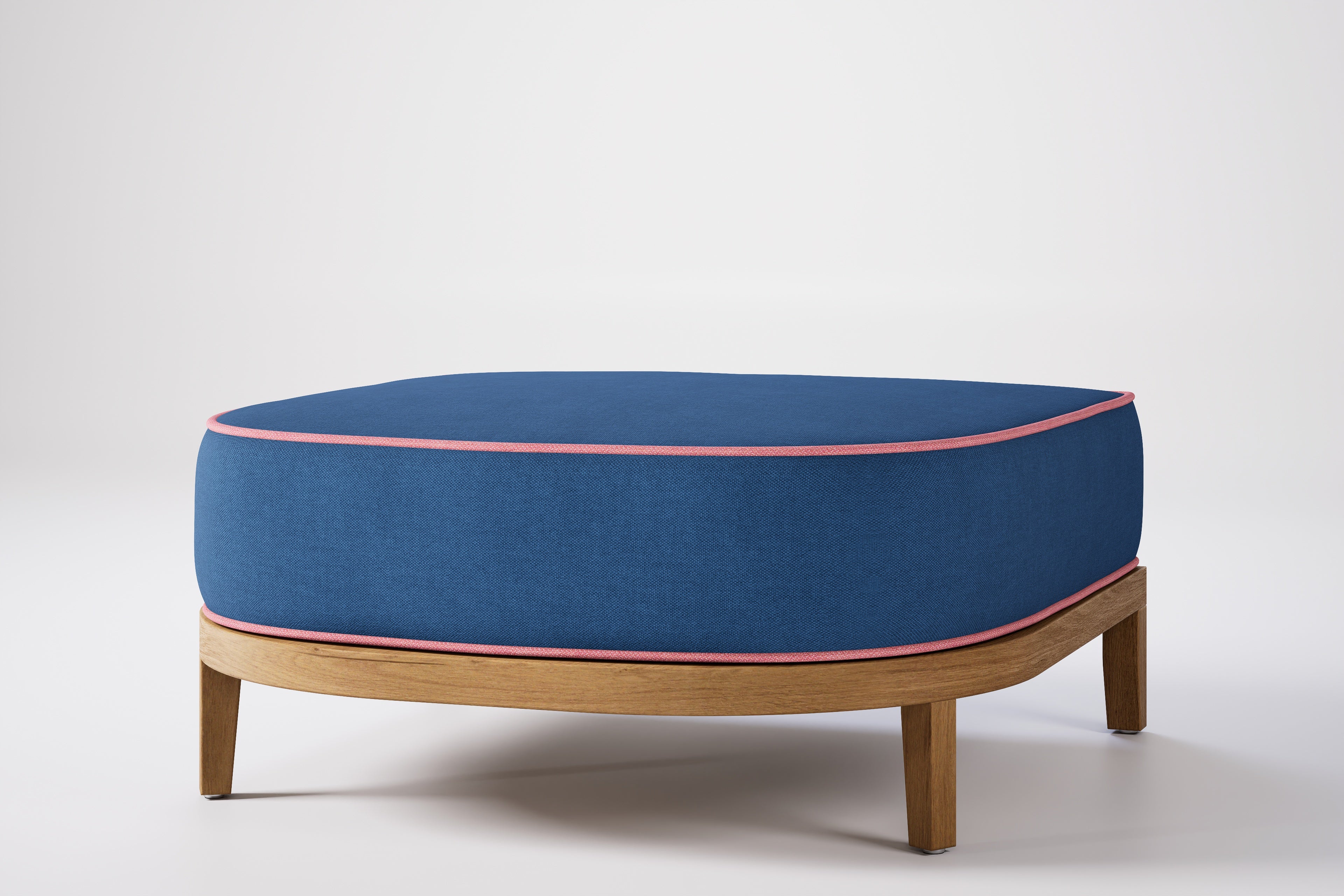 Rome Outdoor Ottoman Teak