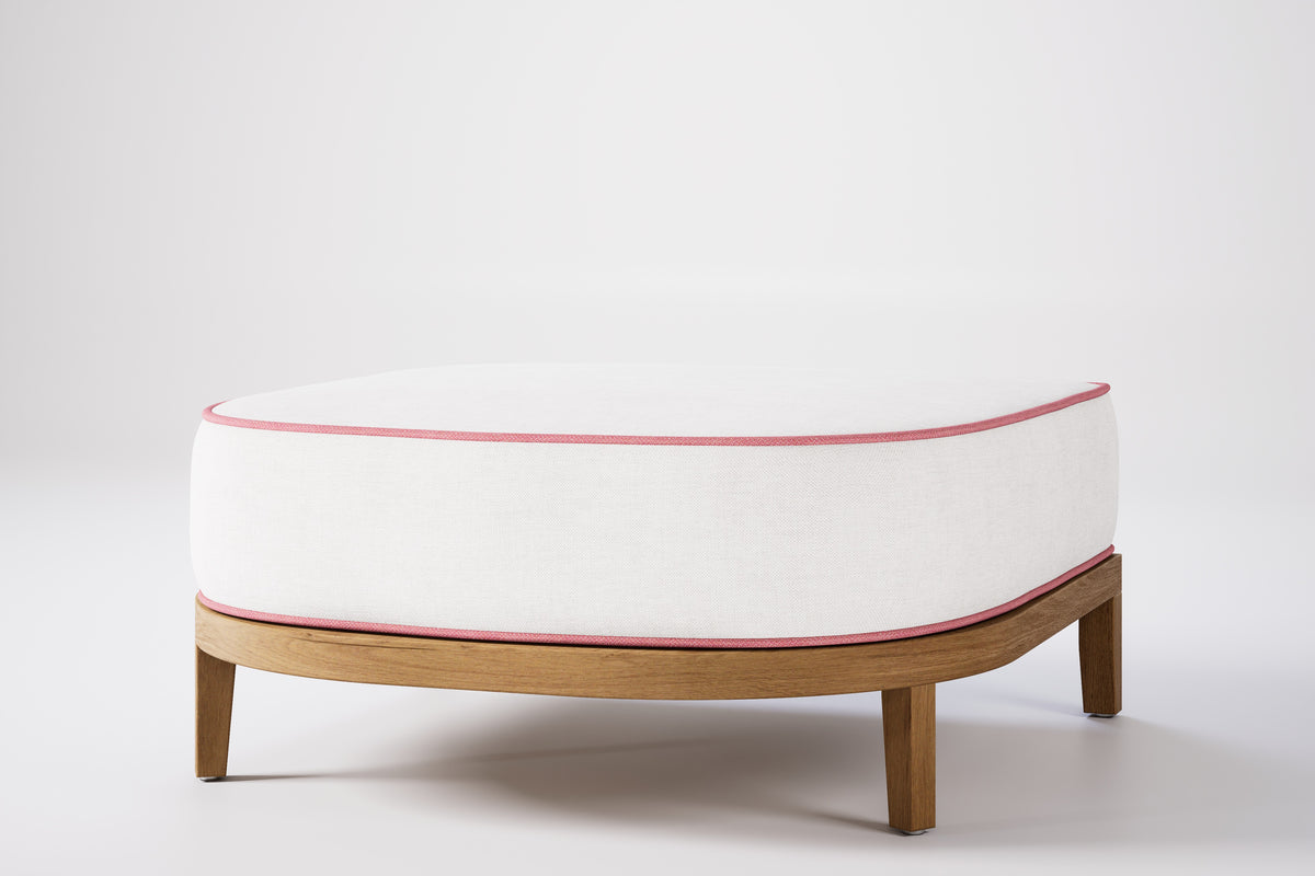 Rome Outdoor Ottoman Teak