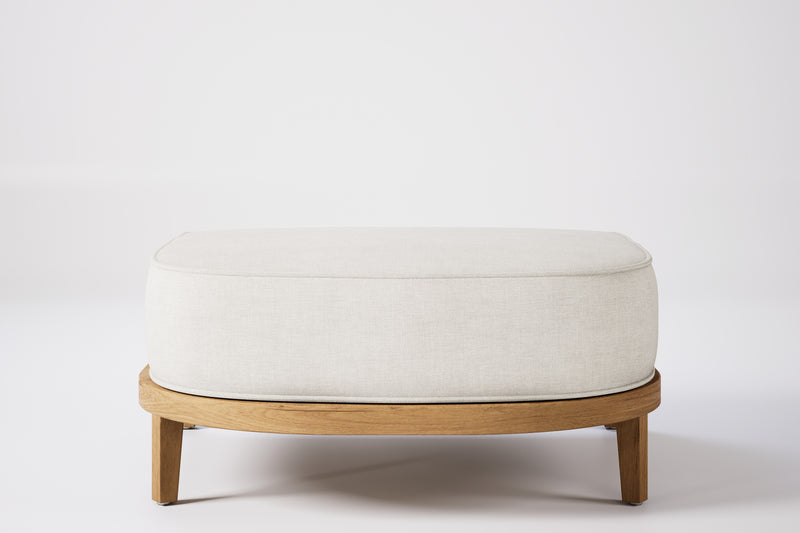 Rome Outdoor Ottoman Teak