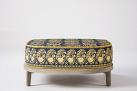 Rome Outdoor Ottoman Teak (Boteh)