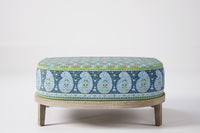 Rome Outdoor Ottoman Teak (Boteh)