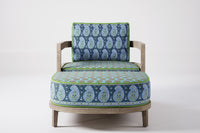Rome Outdoor Ottoman Teak (Boteh)