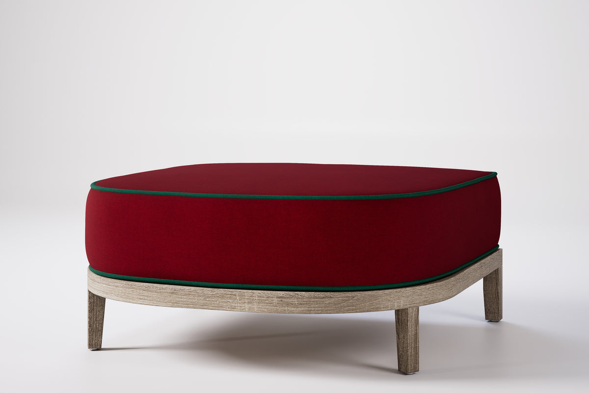 Rome Outdoor Ottoman Teak