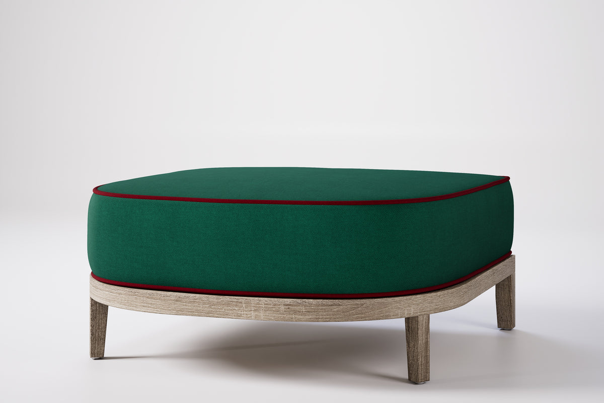 Rome Outdoor Ottoman Teak