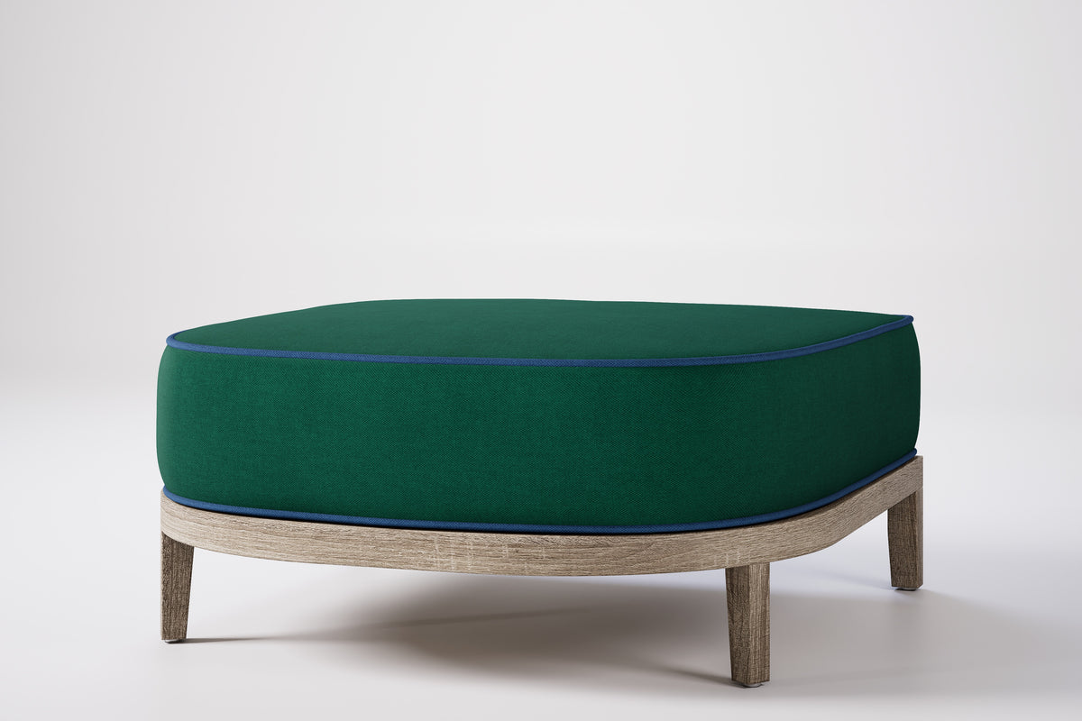 Rome Outdoor Ottoman Teak