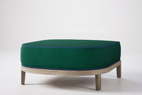 Rome Outdoor Ottoman Teak