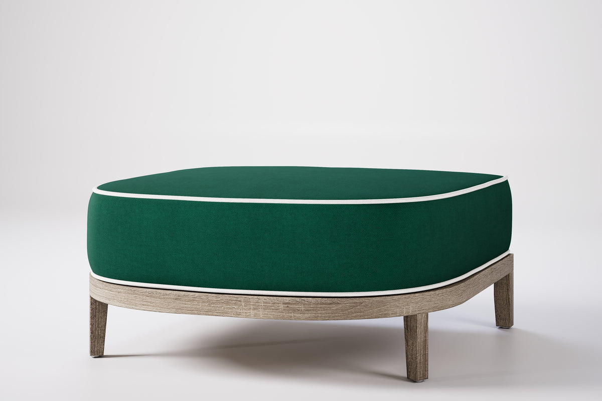 Rome Outdoor Ottoman Teak