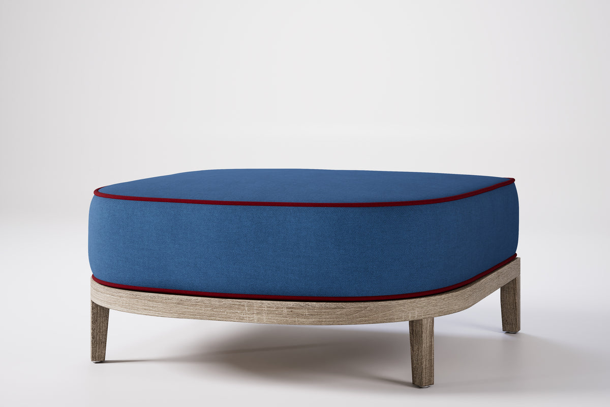 Rome Outdoor Ottoman Teak