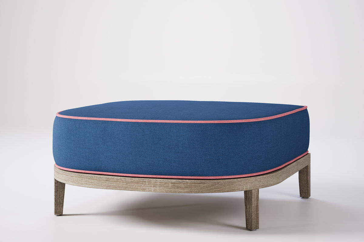 Rome Outdoor Ottoman Teak