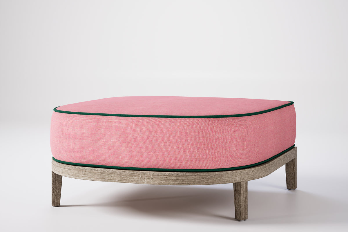 Rome Outdoor Ottoman Teak