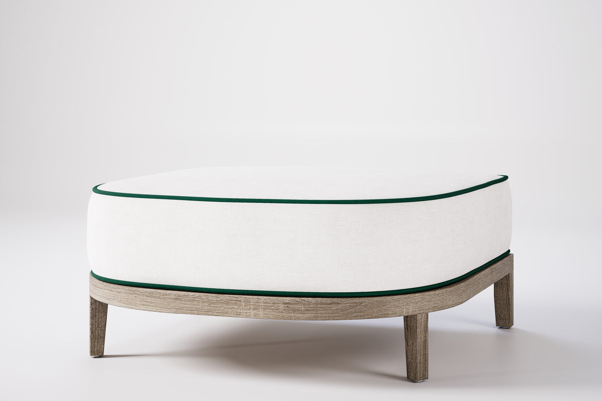 Rome Outdoor Ottoman Teak