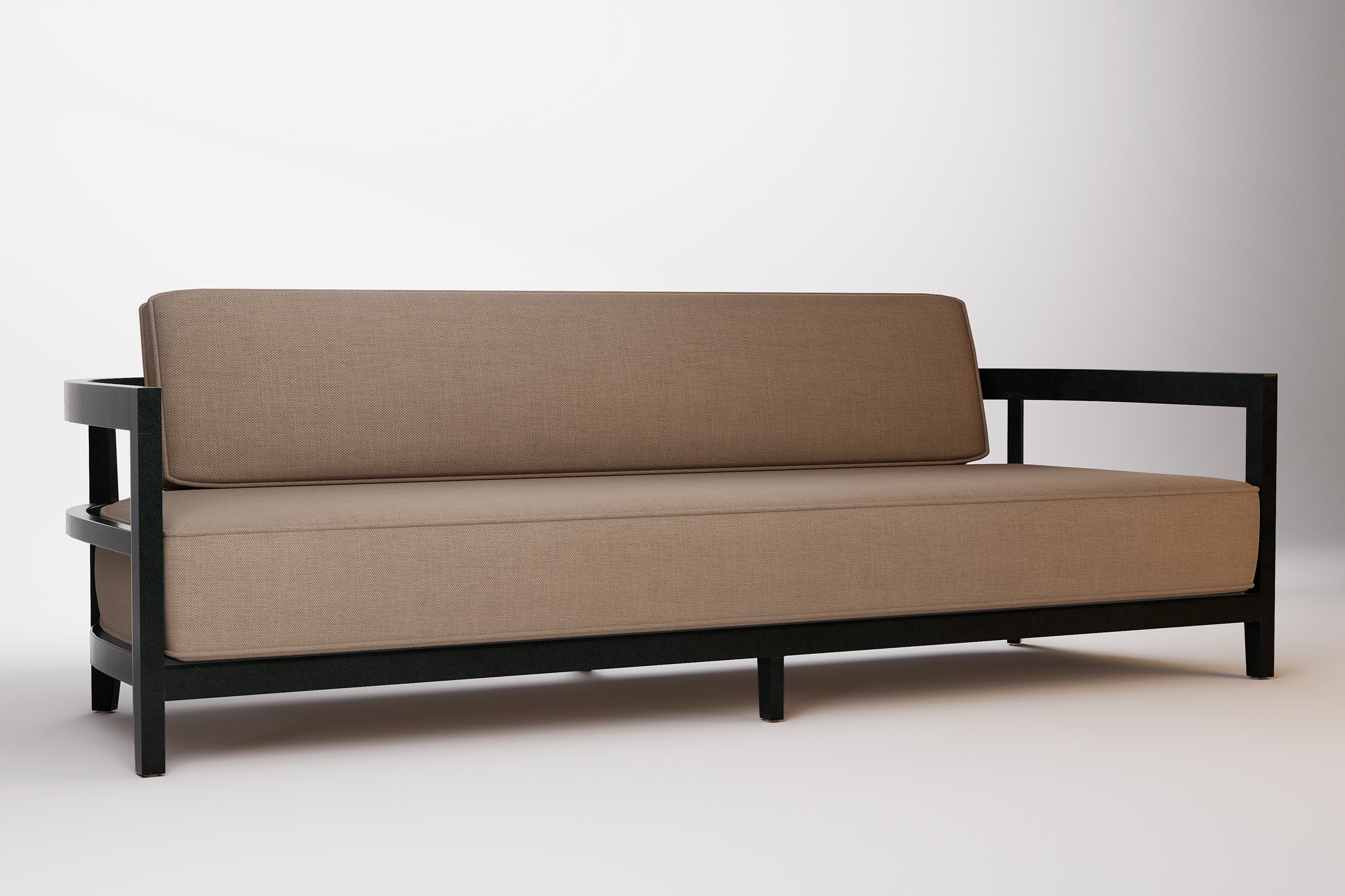 Rome Outdoor Sofa 3 Seat Aluminium