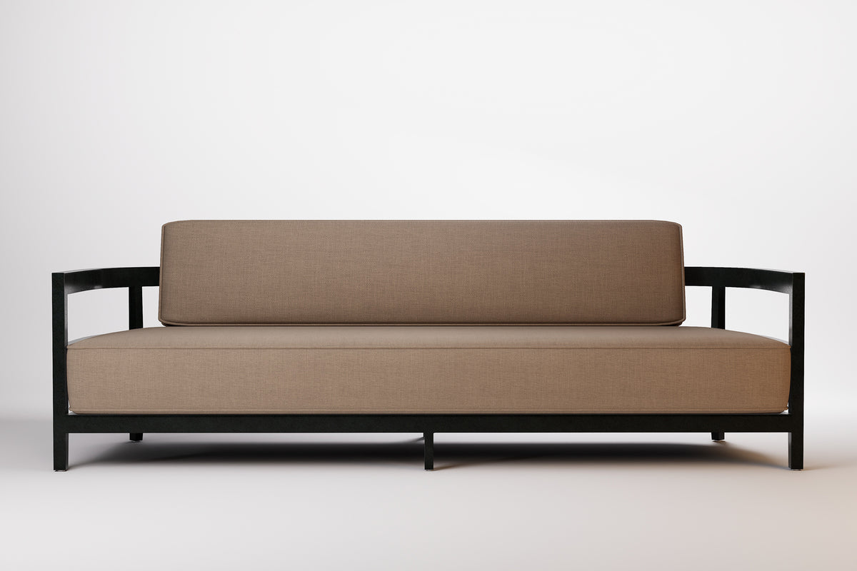 Rome Outdoor Sofa 3 Seat Aluminium