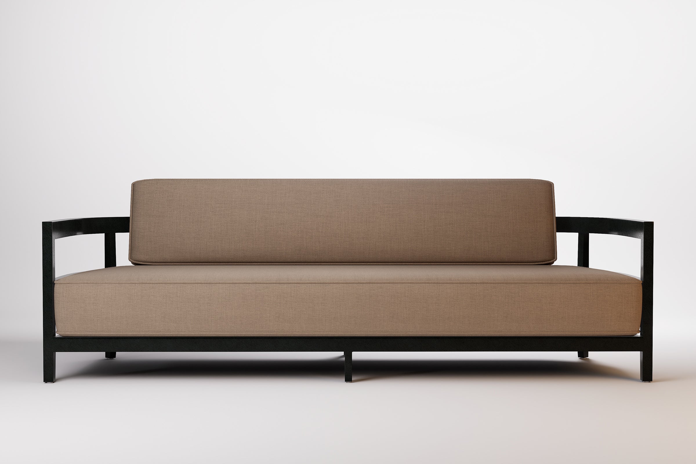 Rome Outdoor Sofa 3 Seat Aluminium