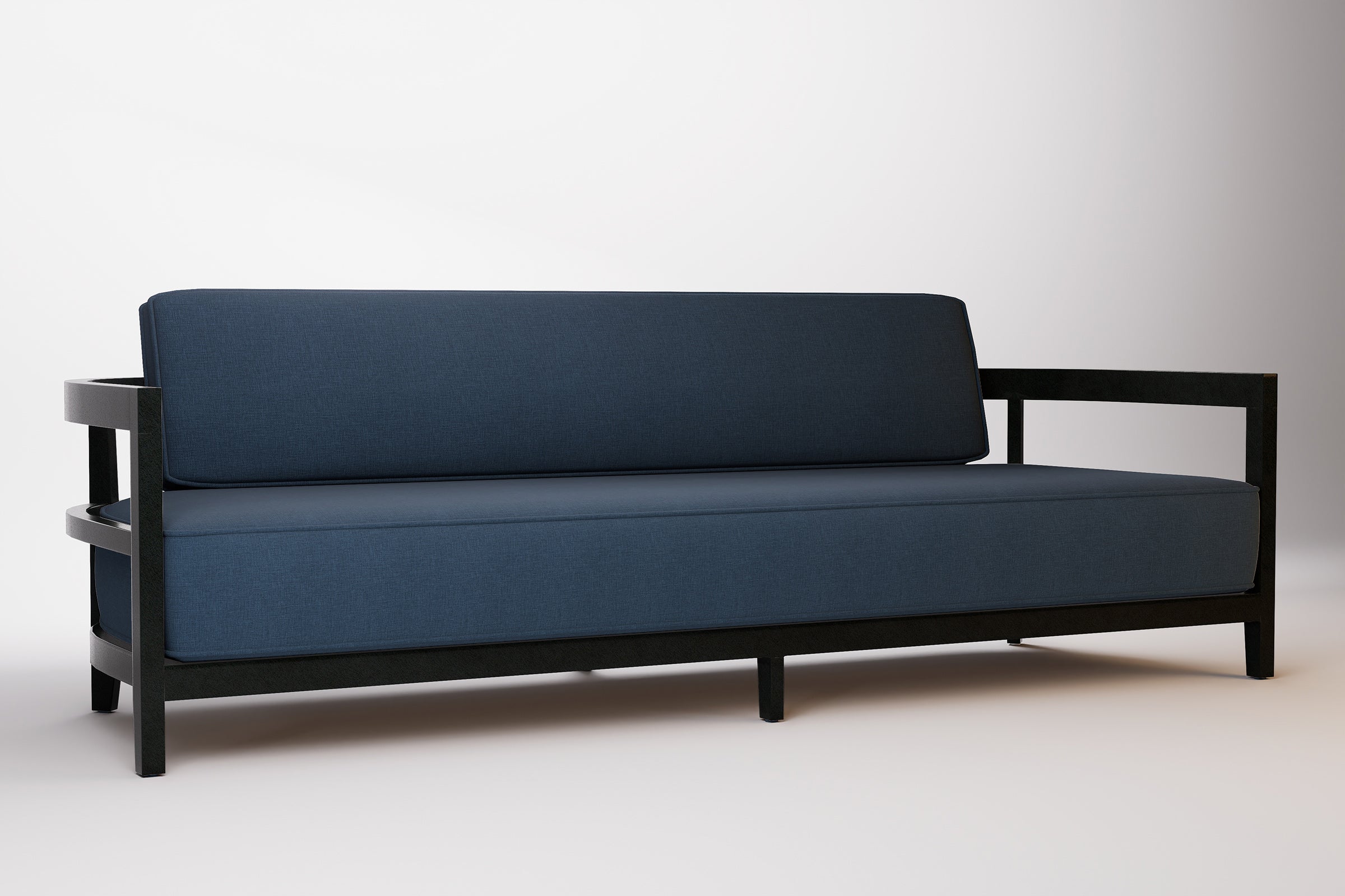 Rome Outdoor Sofa 3 Seat Aluminium