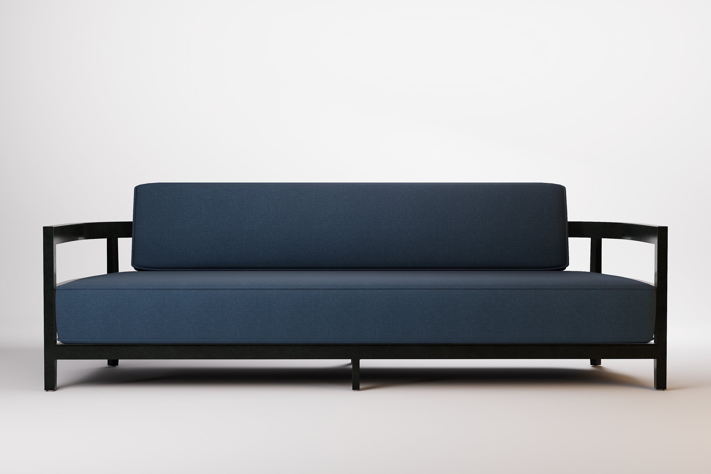 Rome Outdoor Sofa 3 Seat Aluminium