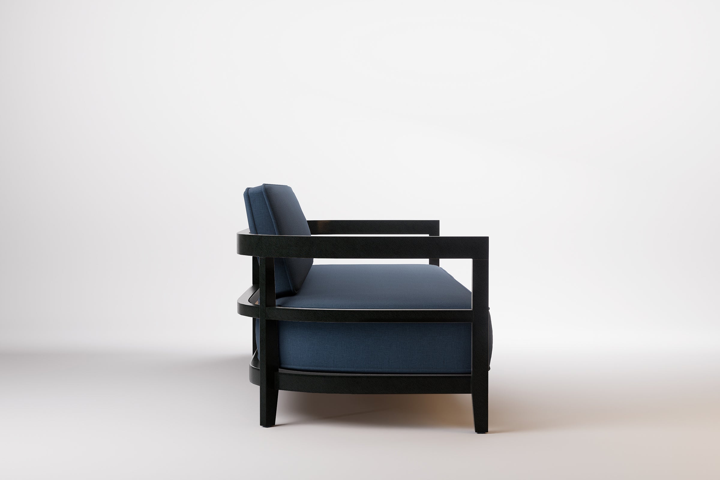 Rome Outdoor Sofa 3 Seat Aluminium