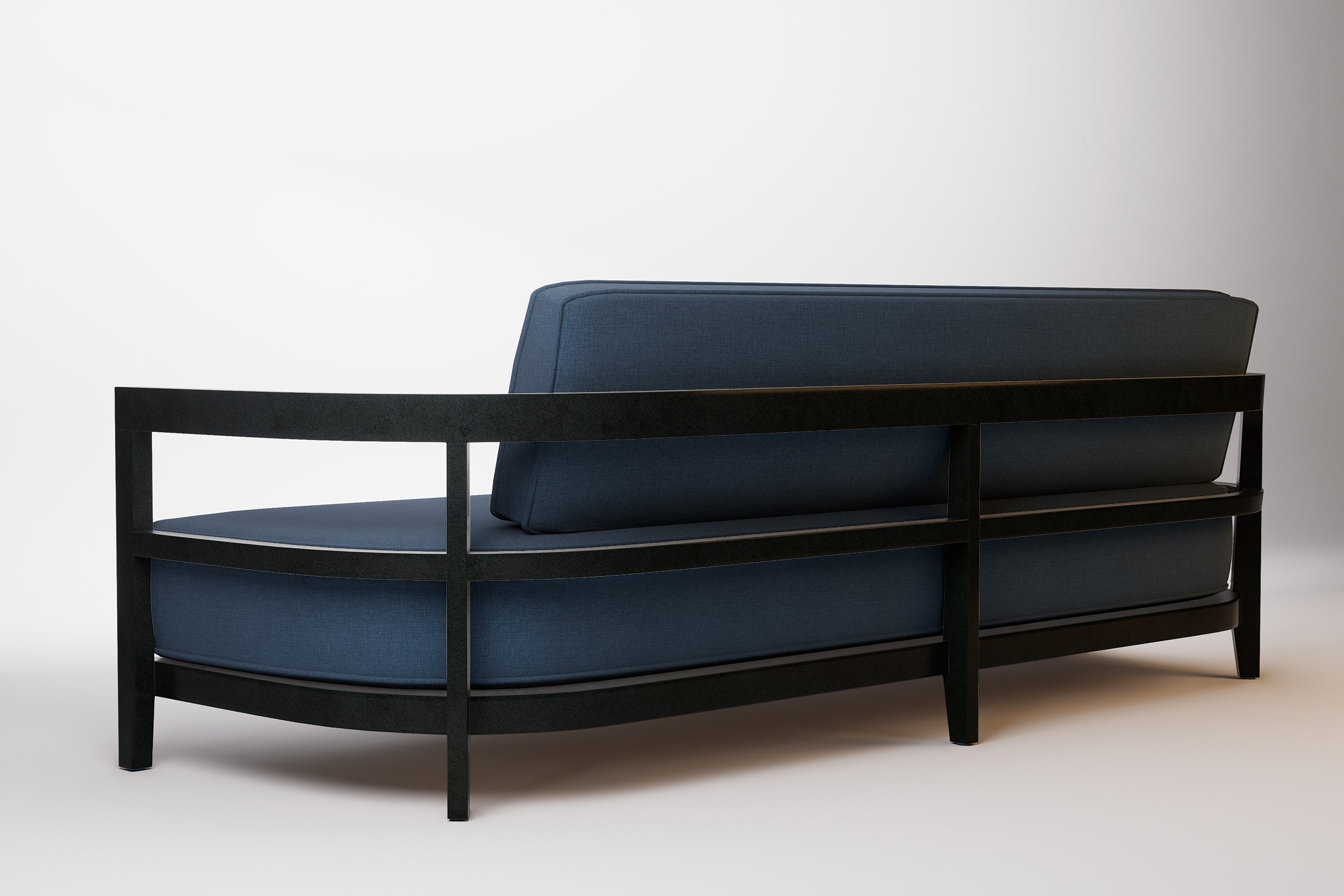 Rome Outdoor Sofa 3 Seat Aluminium
