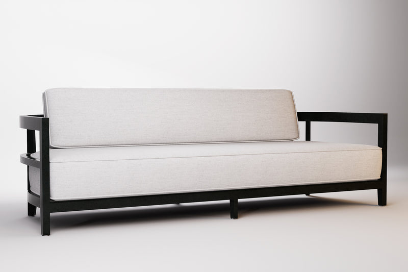 Rome Outdoor Sofa 3 Seat Aluminium