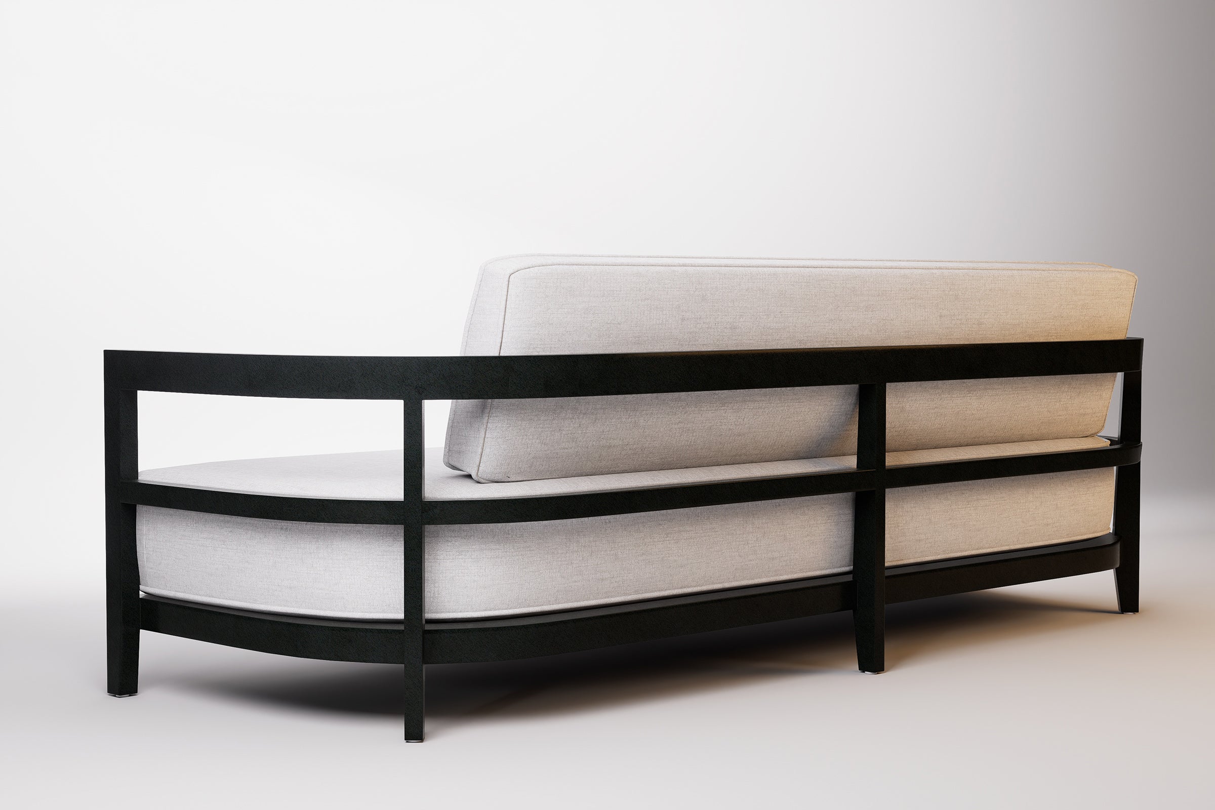 Rome Outdoor Sofa 3 Seat Aluminium