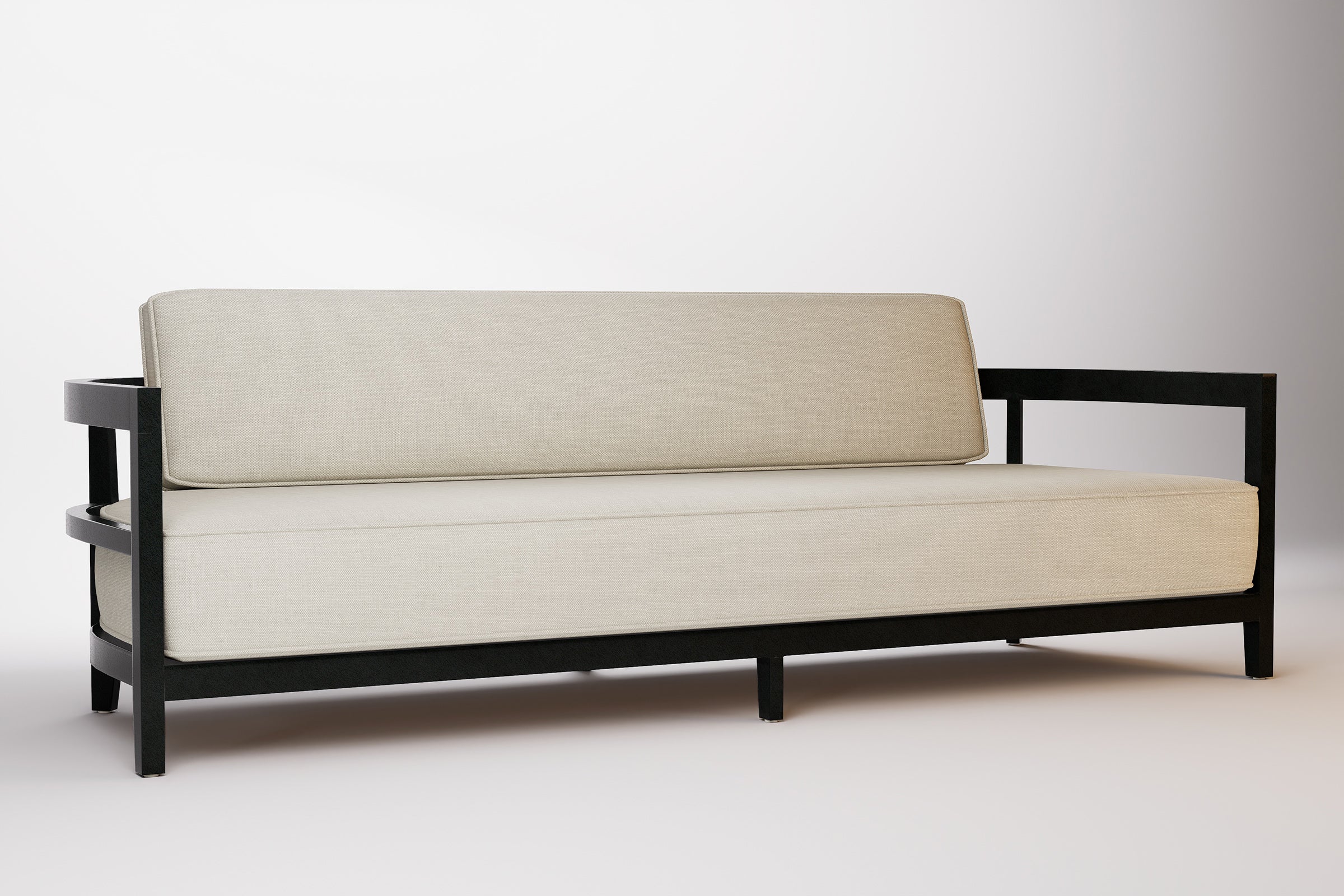 Rome Outdoor Sofa 3 Seat Aluminium